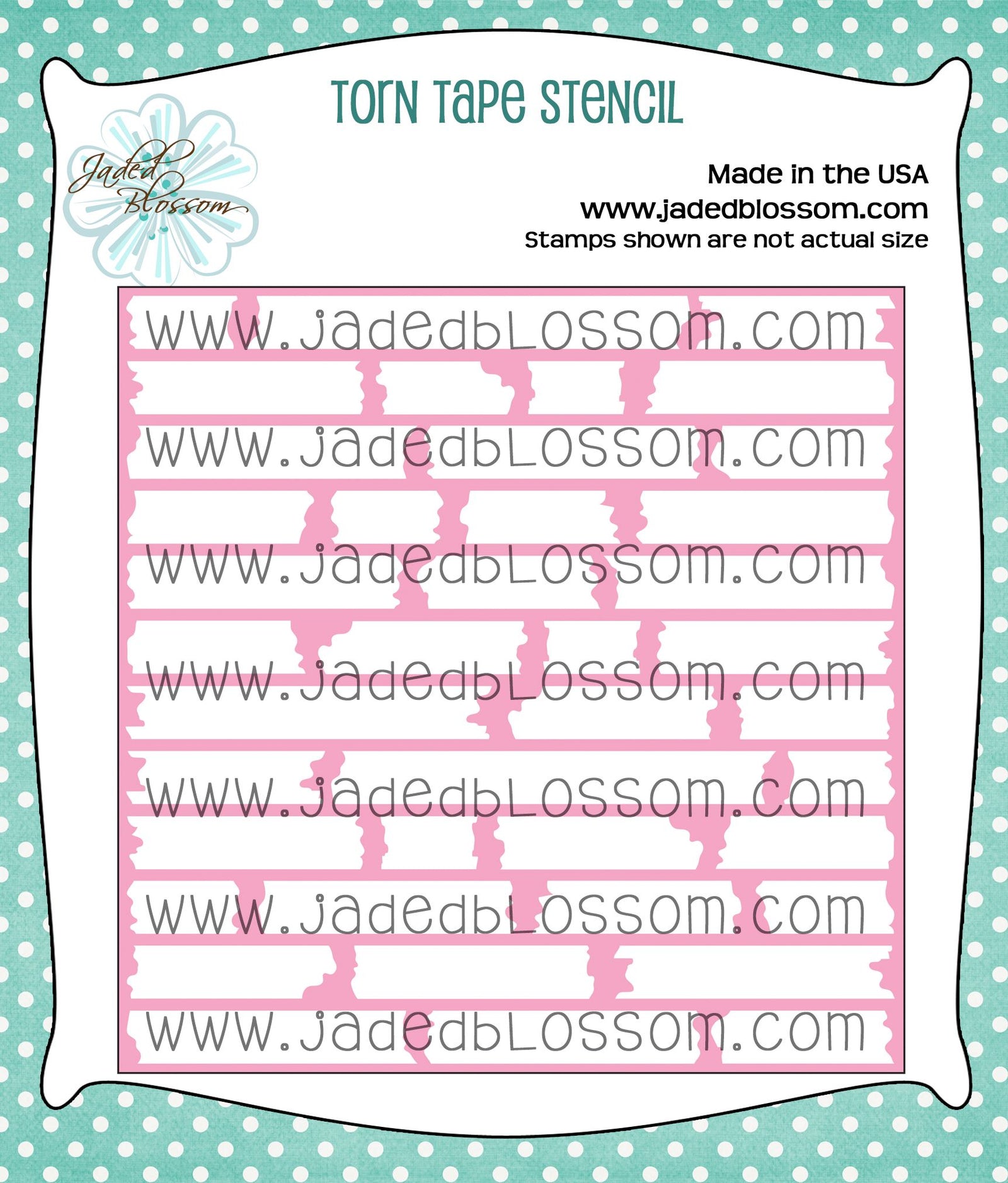 Torn Tape Stencil