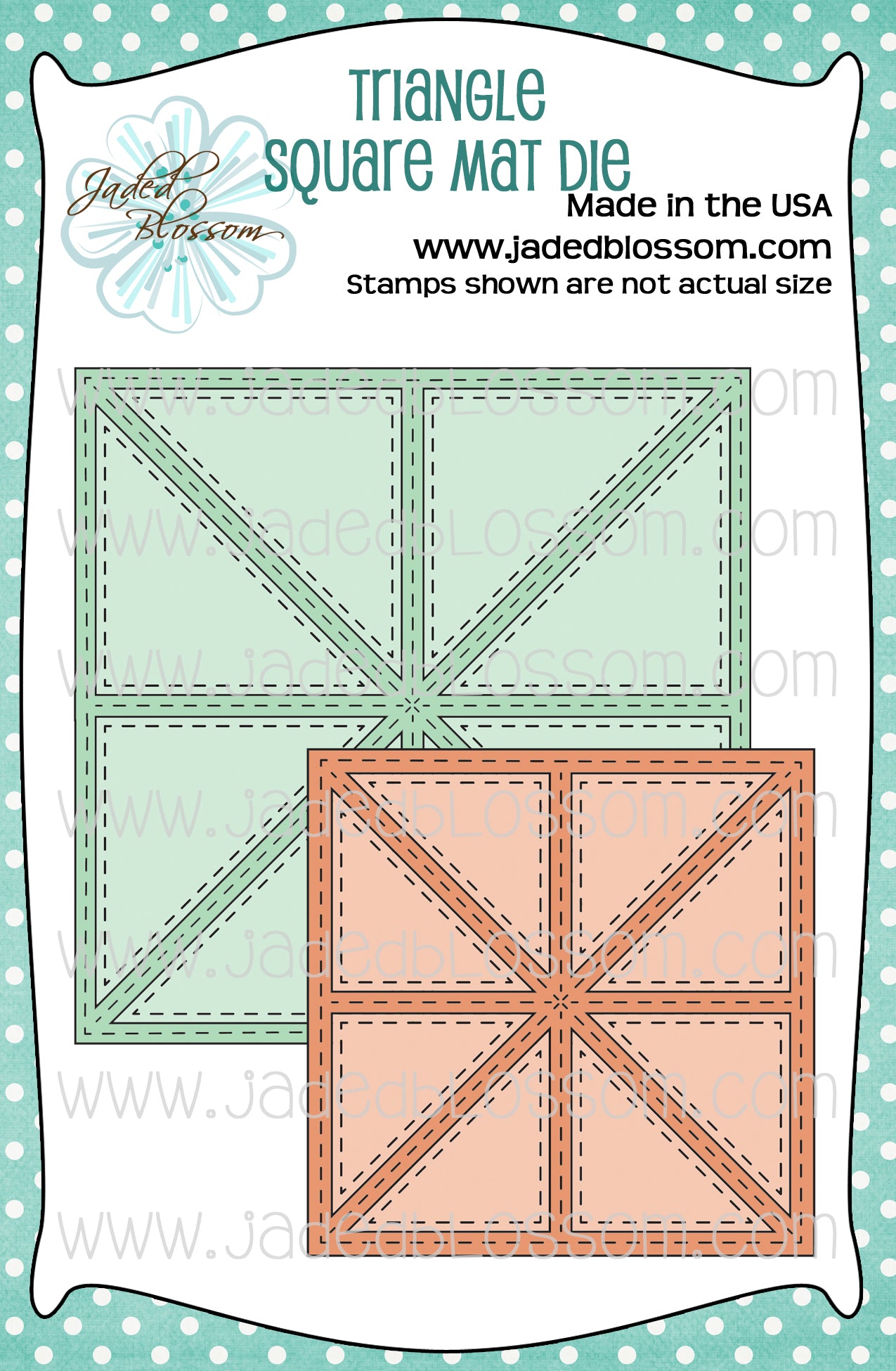 Triangle Square Mat Die