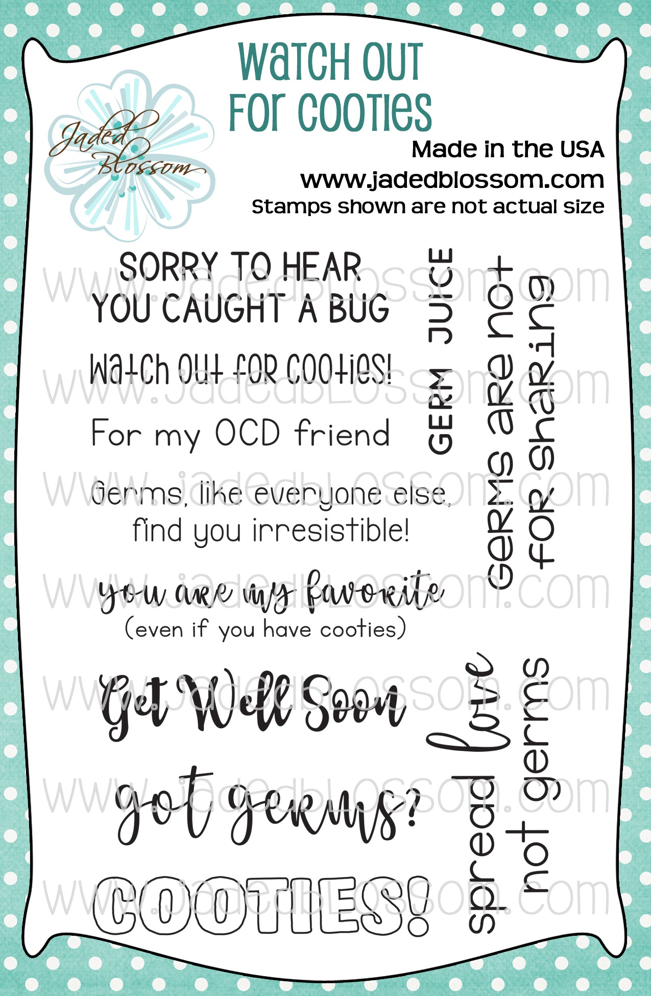 Watch Out for Cooties