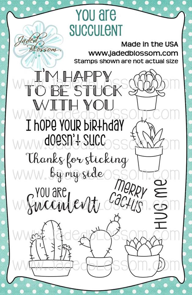 succulent stamps You Are Succulent