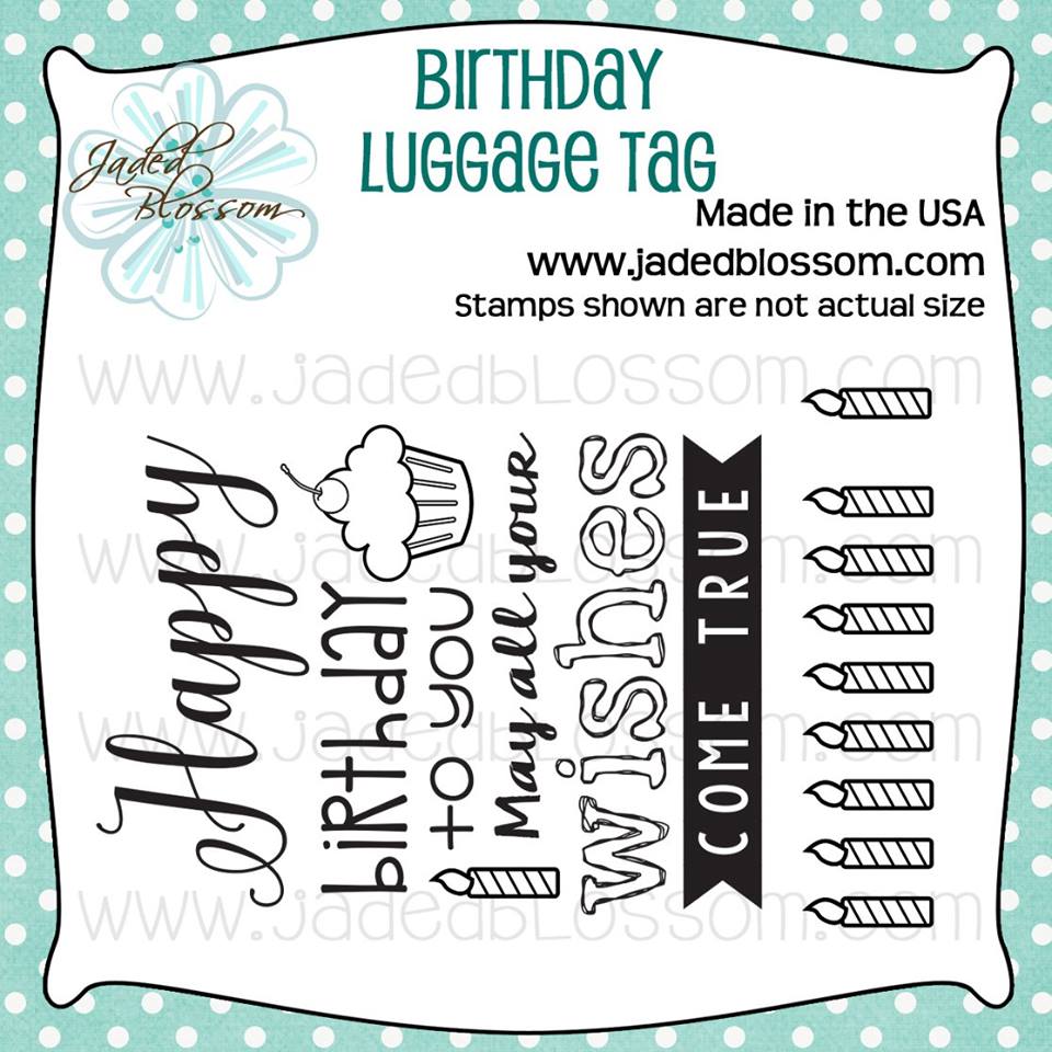 Birthday Luggage Tag