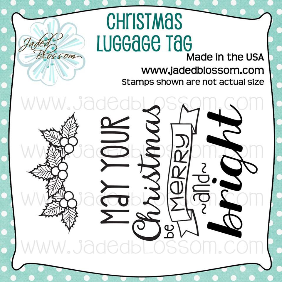 Christmas Luggage Tag