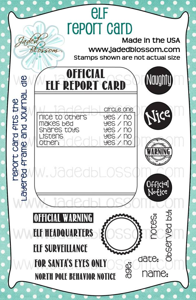 Elf Report Card