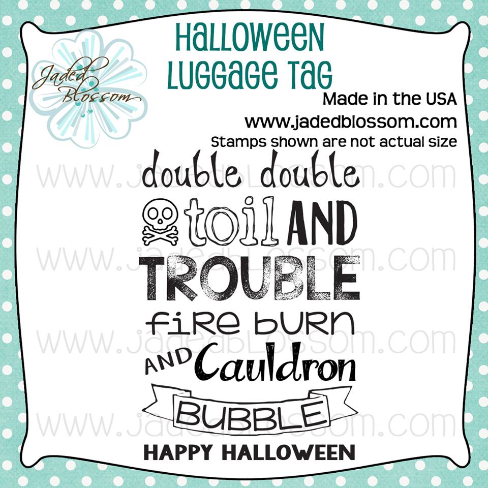 Halloween Luggage Tag
