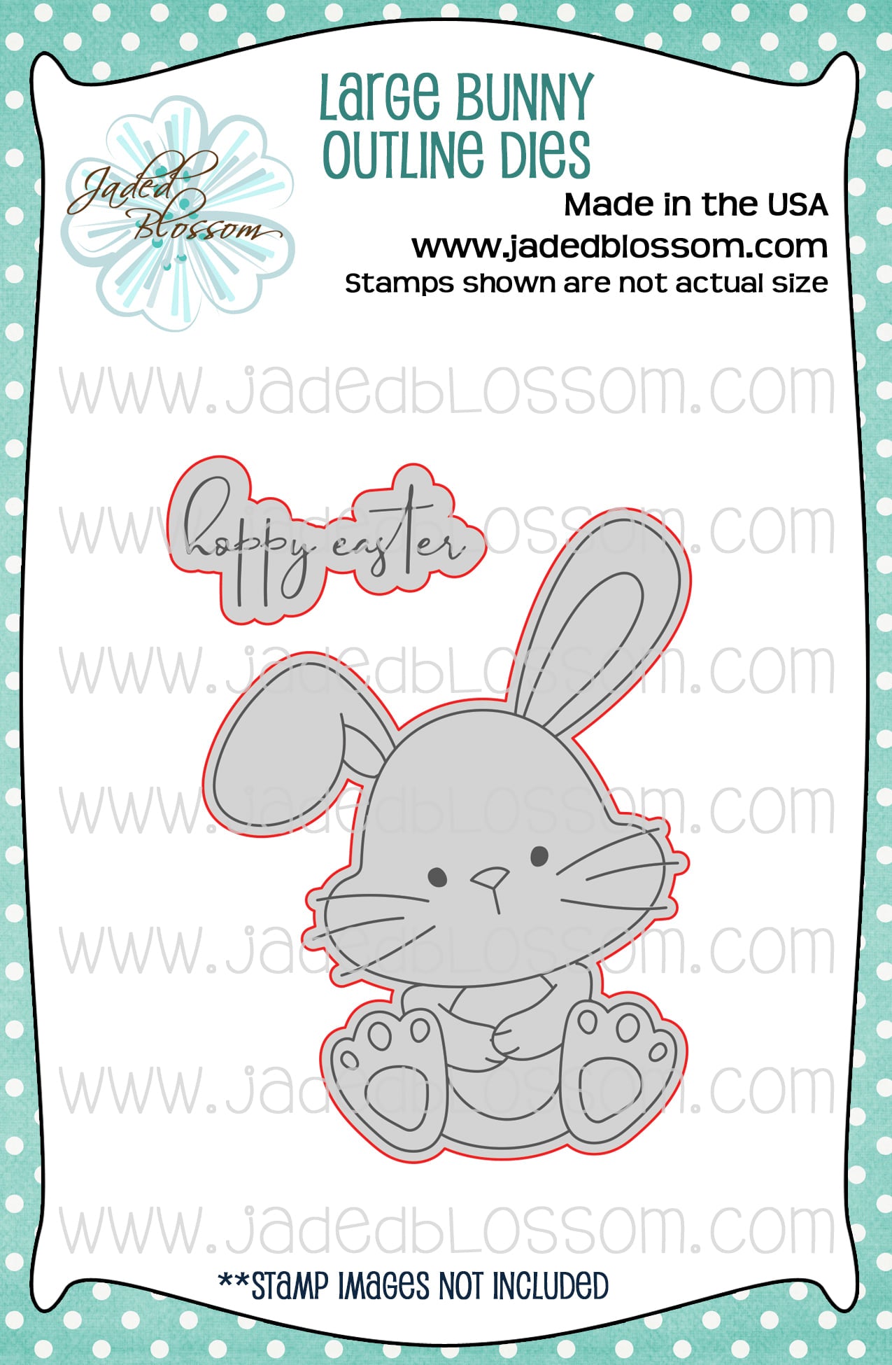 Large Bunny Outline Dies